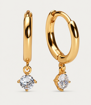 Petite Sparkling Hoops earrings