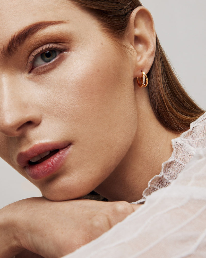 Goal Hoops earrings