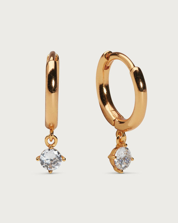 Petite Sparkling Hoops earrings