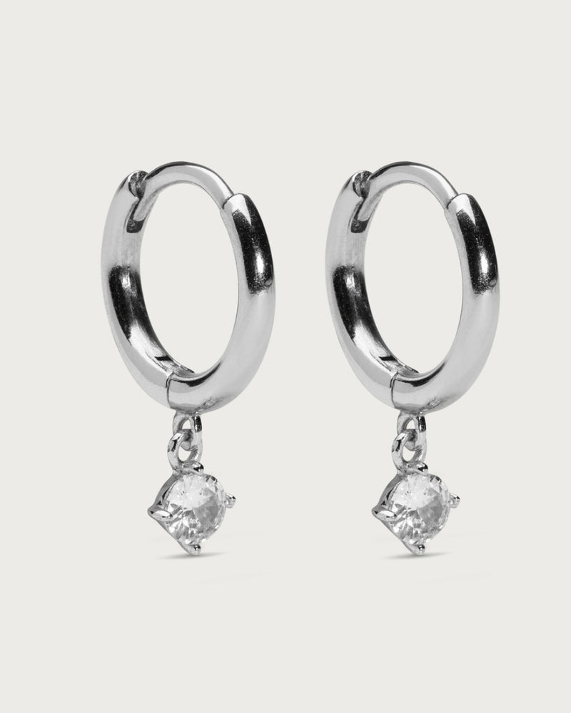 Petite Sparkling Hoops earrings